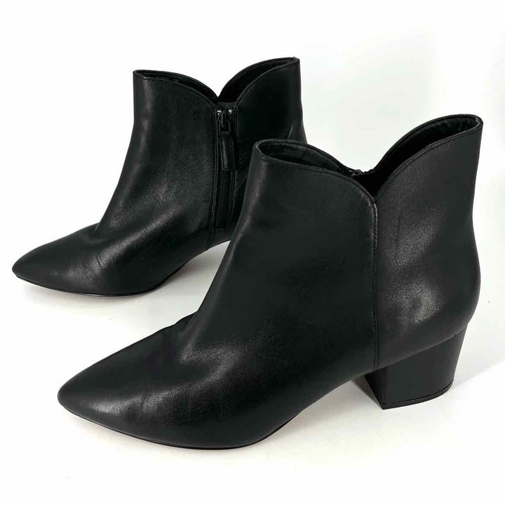 Shoe Size 10 Cole Haan Black Leather Boots