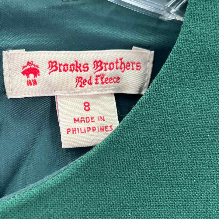 Size 8 Brooks Brothers Green Dress
