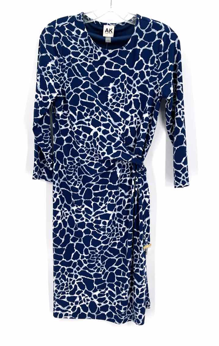 Size L Anne Klein Blue Dress