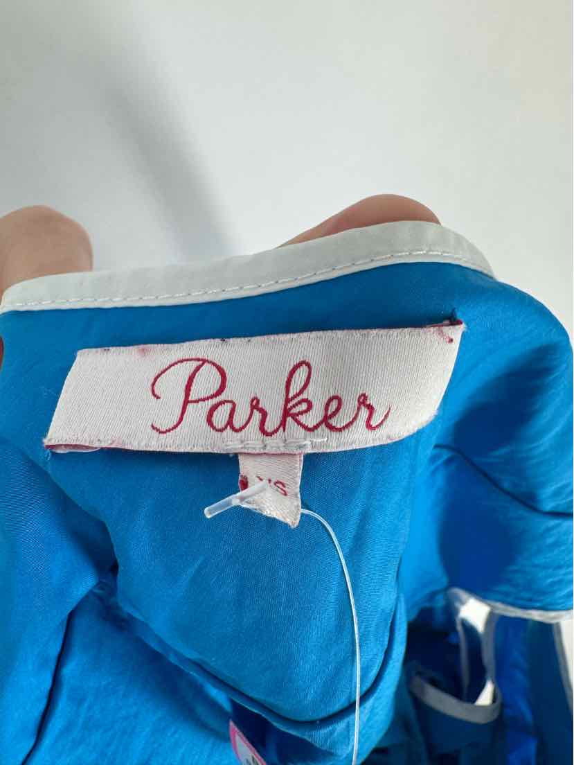 Size XS PARKER Blue Shirt