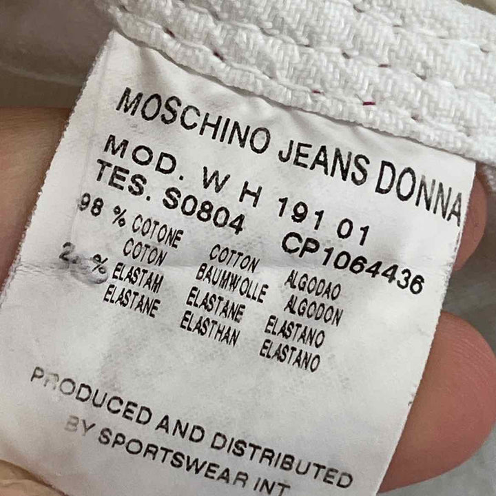 Size 10 Moschino White Jacket