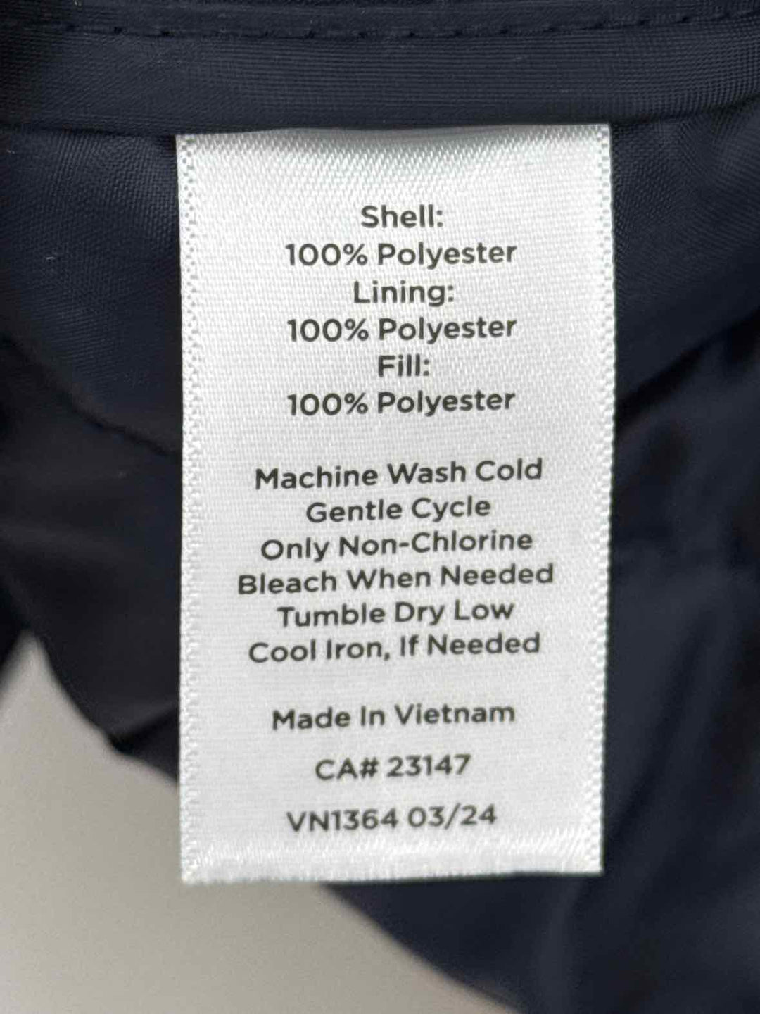 Size M Talbots Navy Vest