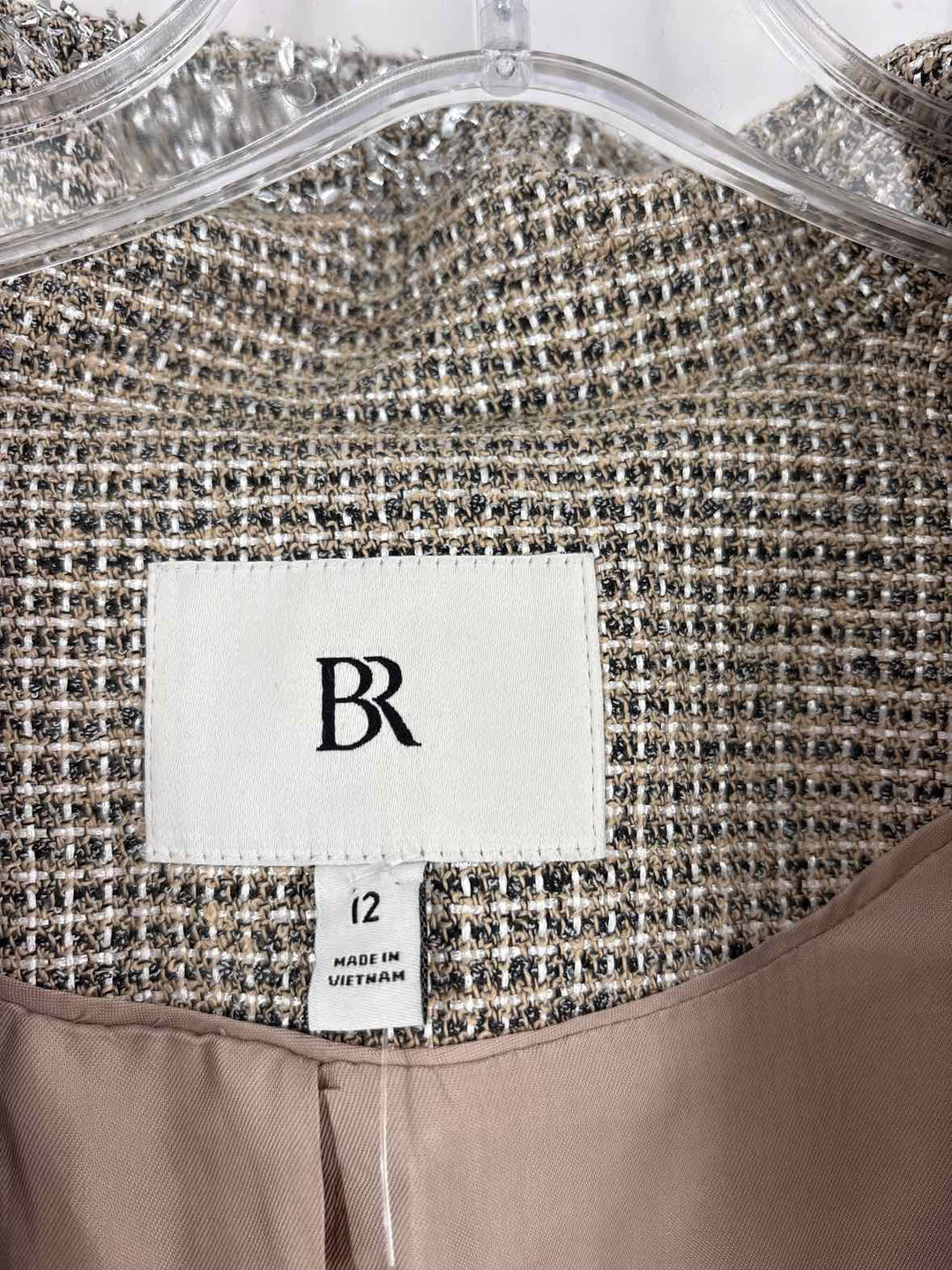 Size 12 Banana Republic Silver Blazer