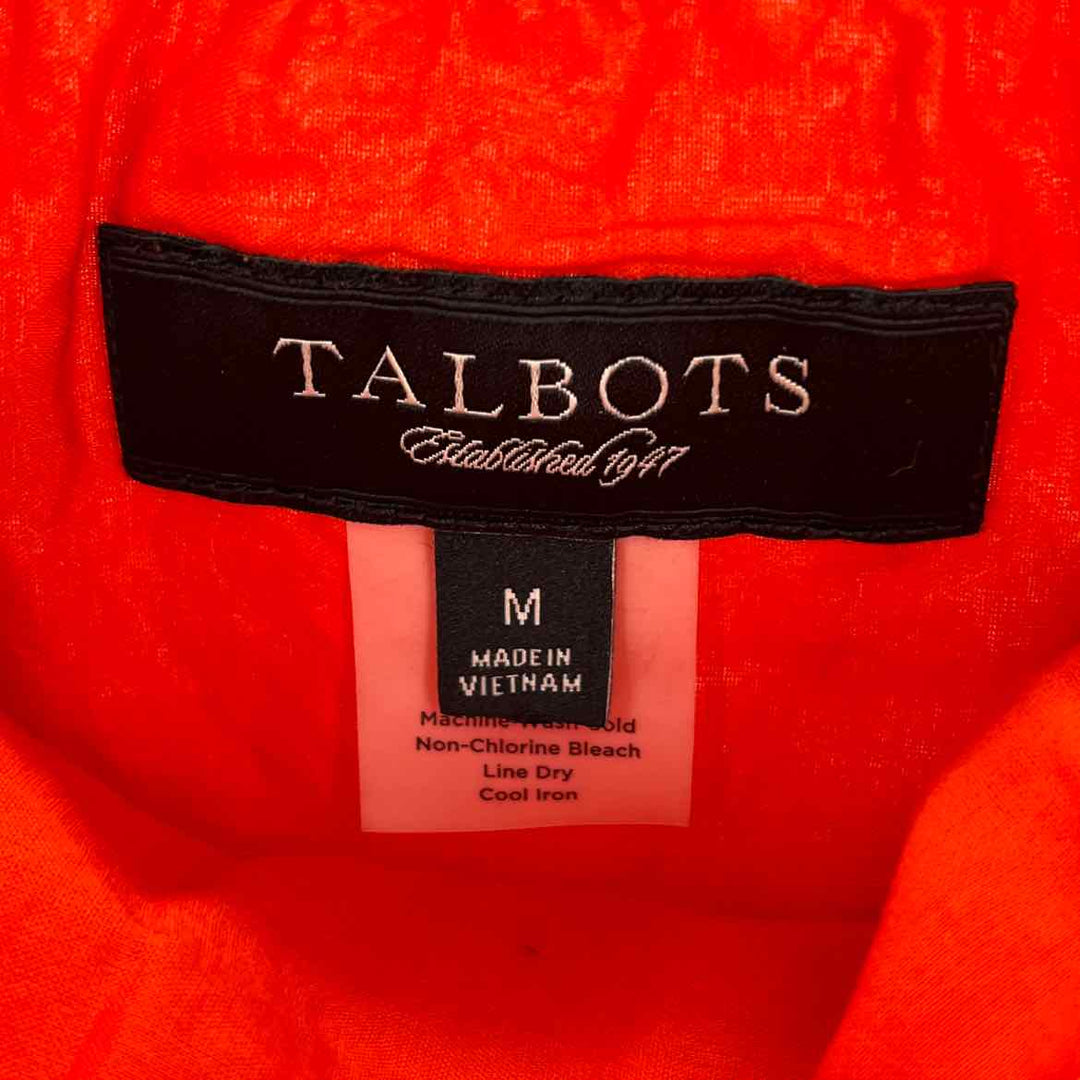 Size M Talbots Orange Dress