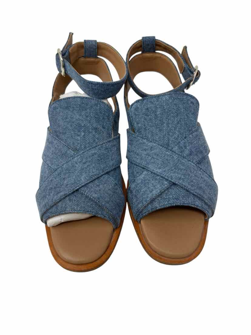 Shoe Size 39 FREE PEOPLE Blue Sandals