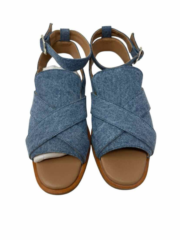 Shoe Size 39 FREE PEOPLE Blue Sandals