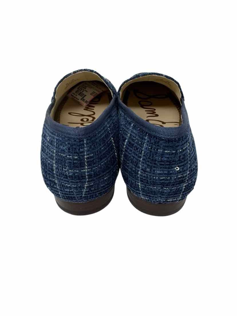 Shoe Size 9 Sam Edeleman Blue Tweed Flats