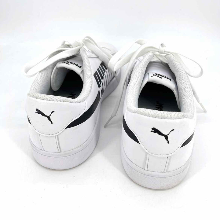Shoe Size 44 Puma White Faux Leather Sneakers