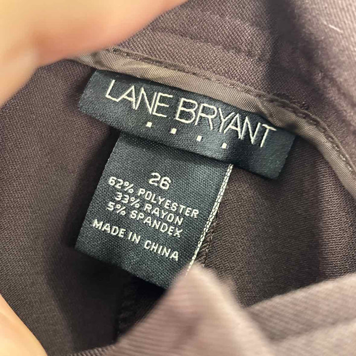 Size 26 LANE BRYANT Brown Capri