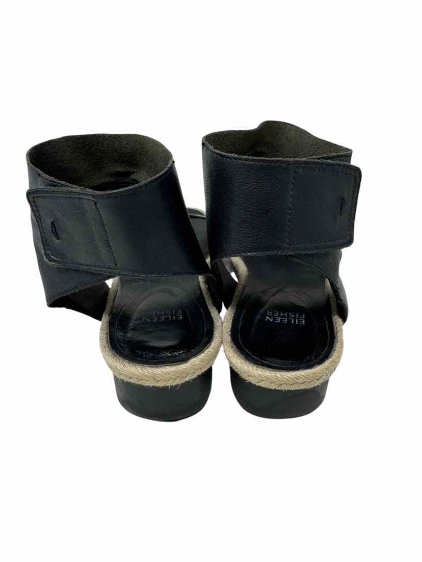 Shoe Size 9.5 Eileen Fisher Black Sandals
