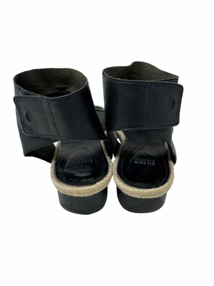 Shoe Size 9.5 Eileen Fisher Black Sandals