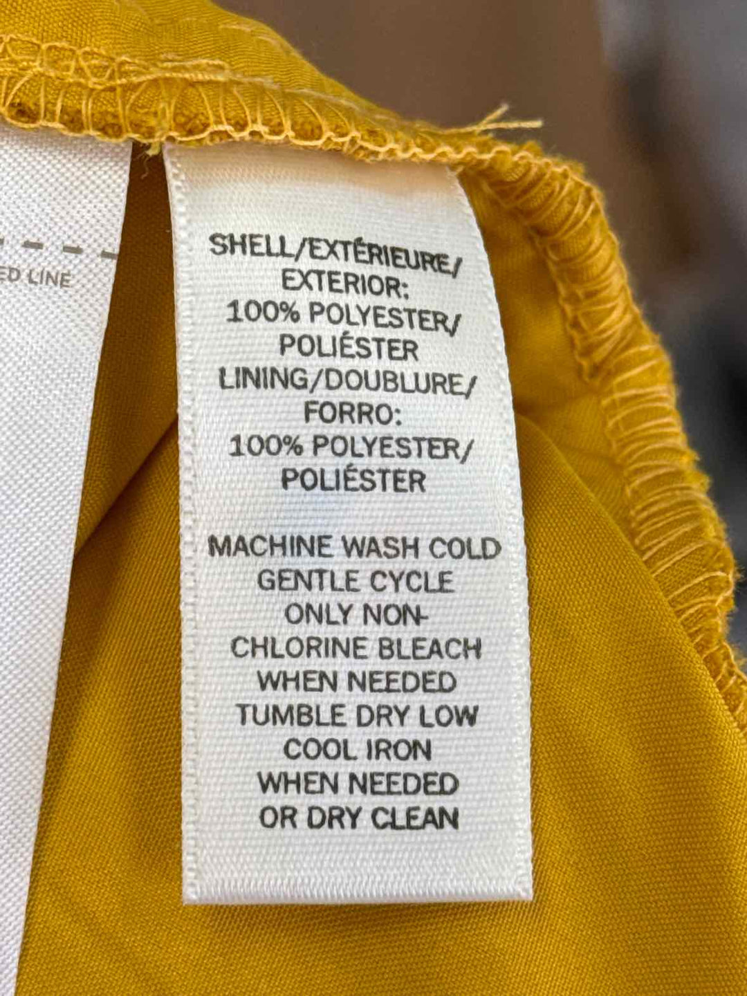 Size 4 LOFT Mustard Skirt