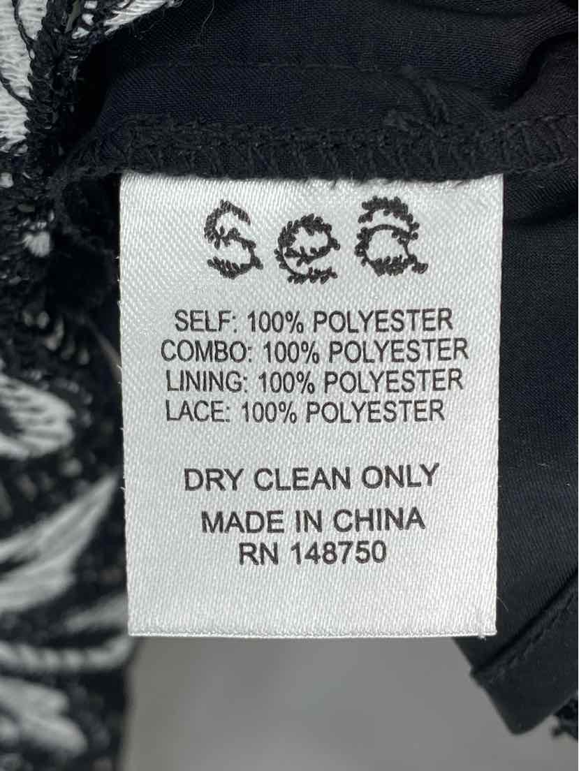 Size 6 Black/White Dress