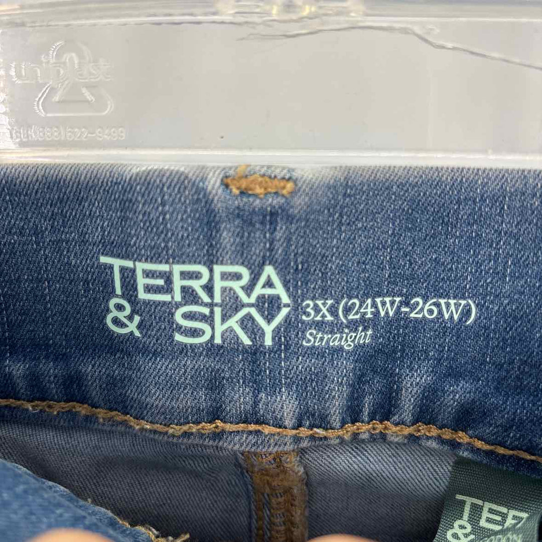 Size 3X Blue Denim Jeans