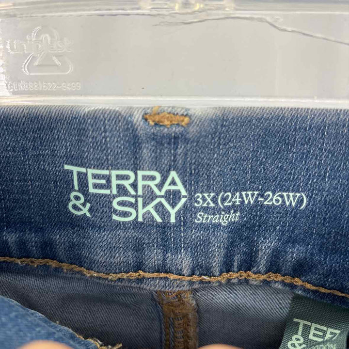 Size 3X Blue Denim Jeans