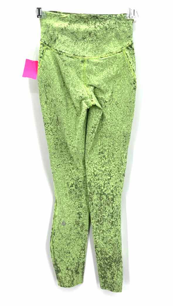 Size 0 Lululemon Green Leggings