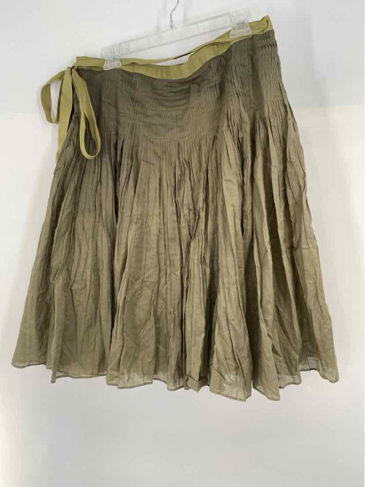 Size 14 Tory Burch Green Skirt