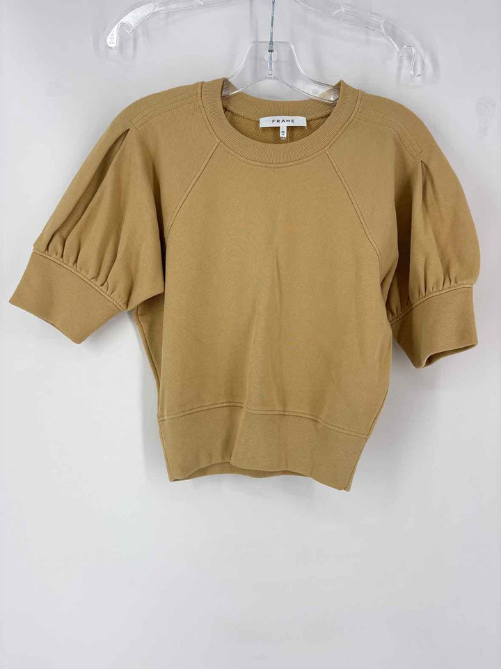 Size XS FRAME Tan Shirt