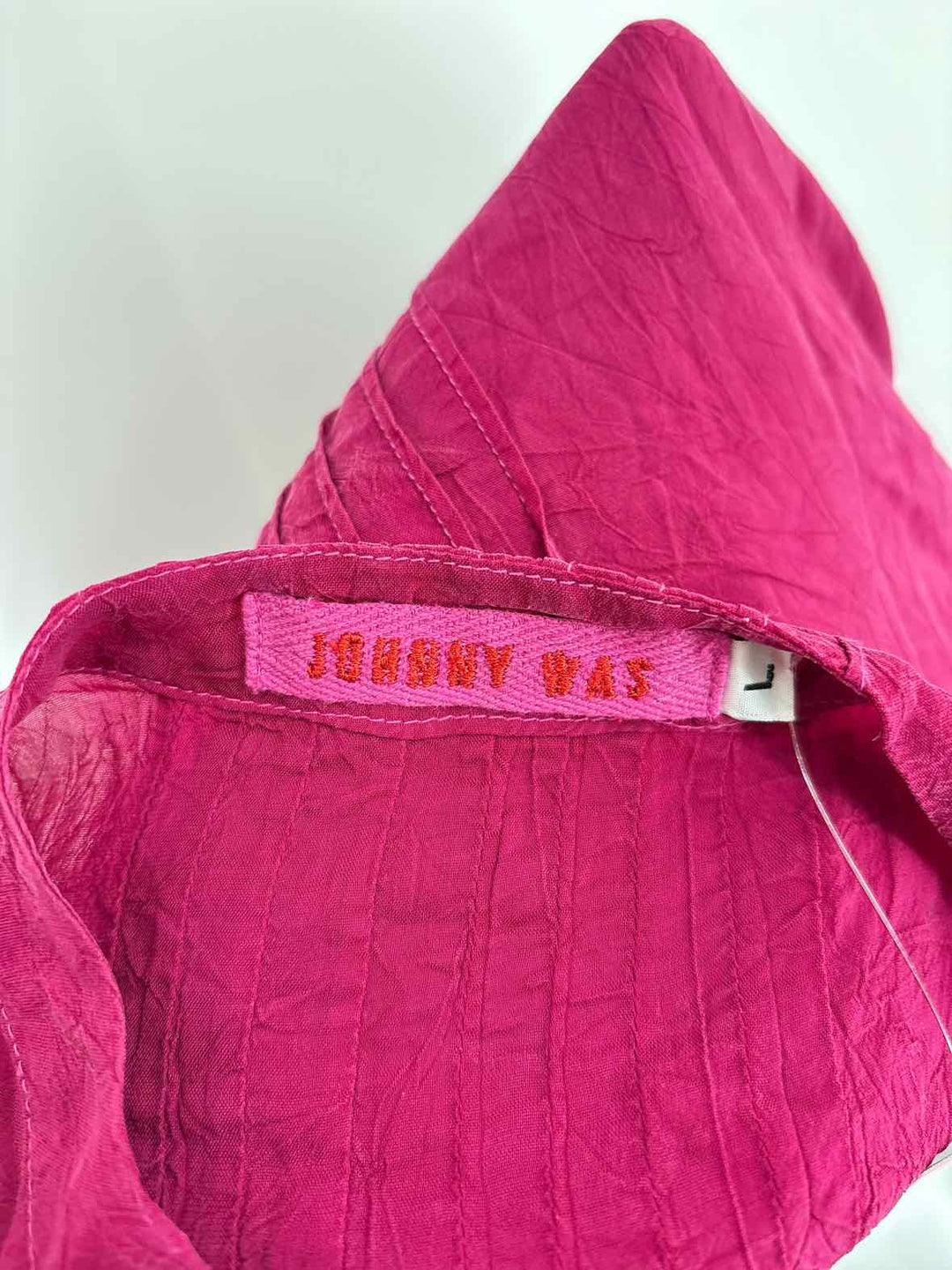 Size L Johnny Was Magenta Shirt