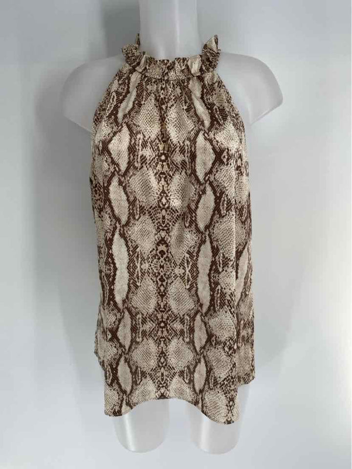 Size 16 White House Black Market Tan Shirt