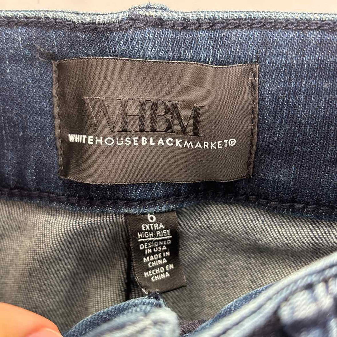 Size 6 White House Black Market Blue Denim Jeans