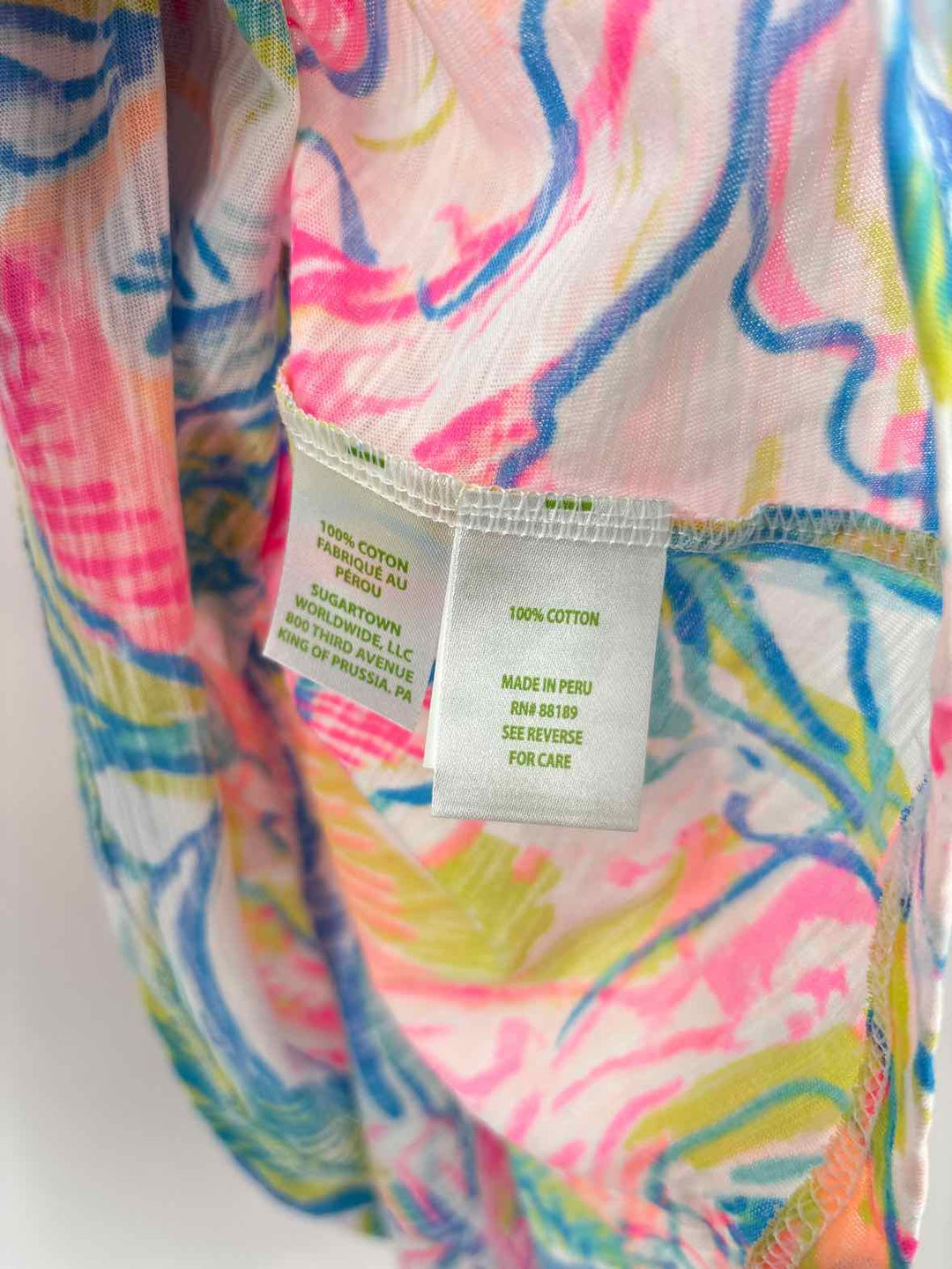 Size M Lilly Pulitzer Multi-Color Shirt