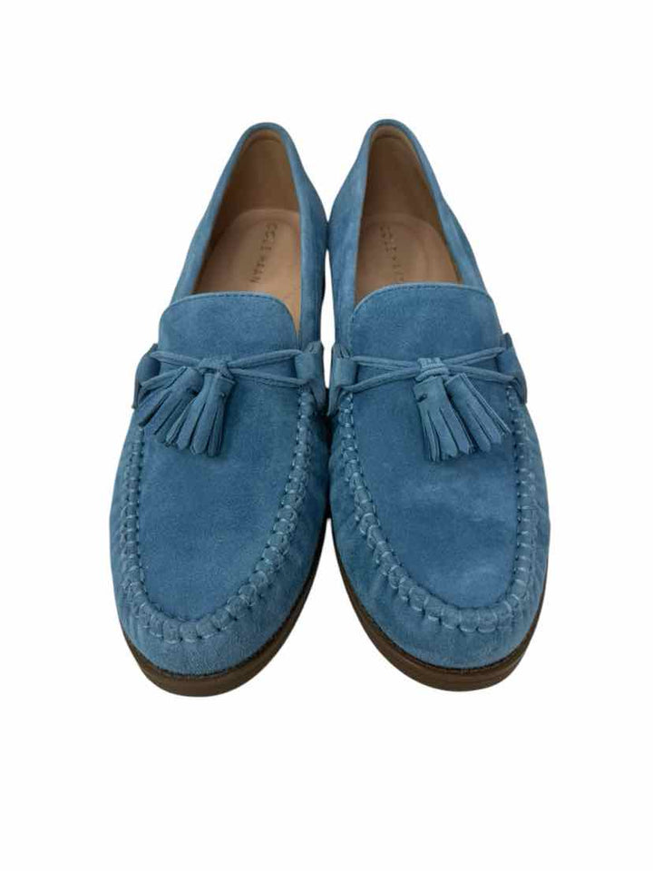 Shoe Size 8.5 Cole Haan Blue Suede Loafers