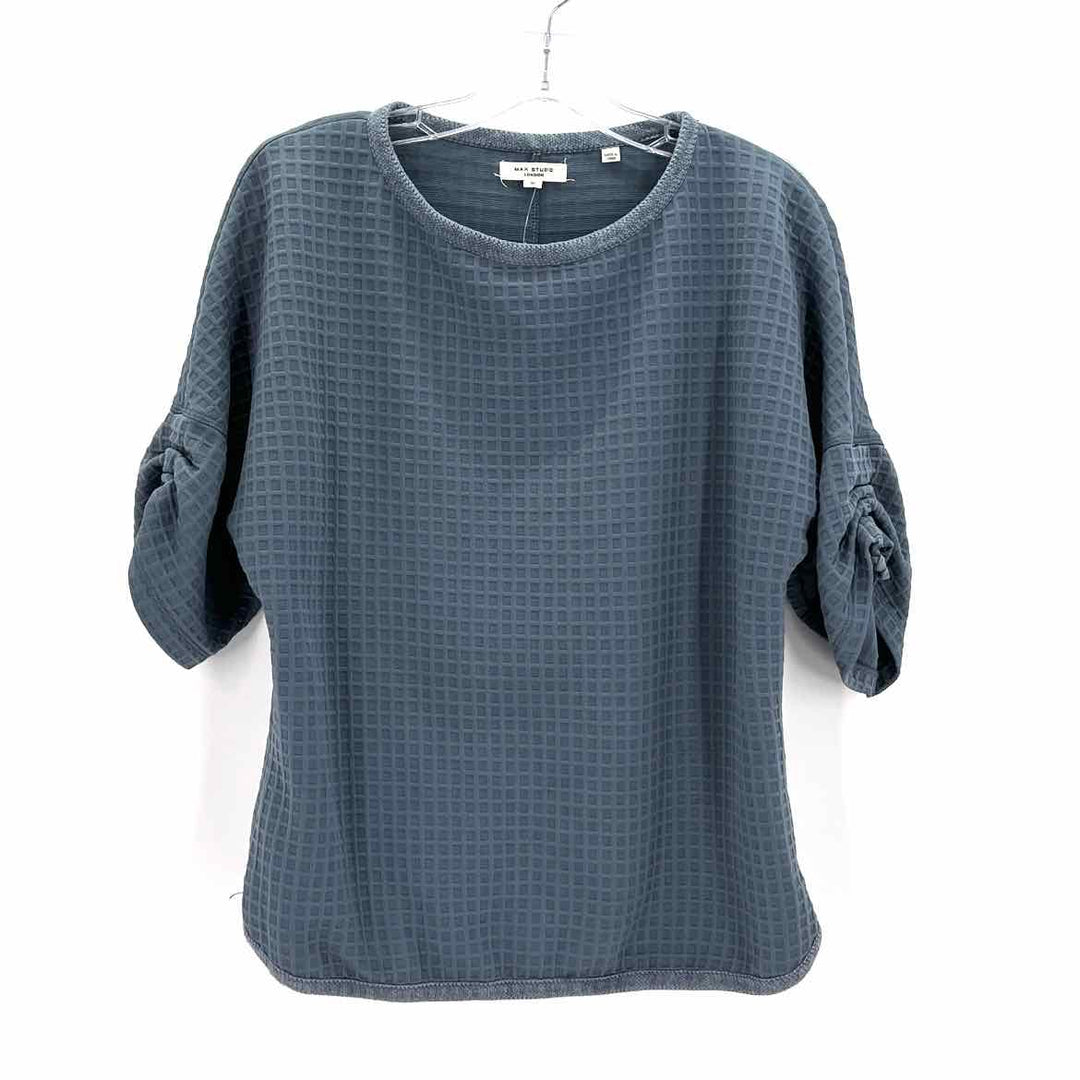 Size M MAX STUDIO Blue Shirt
