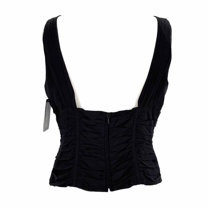 Size 12 Sandra Darren Black Shirt