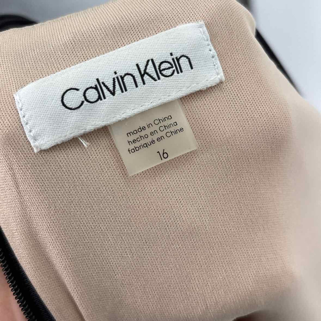 Size 16 Calvin Klein Black Lace PROM