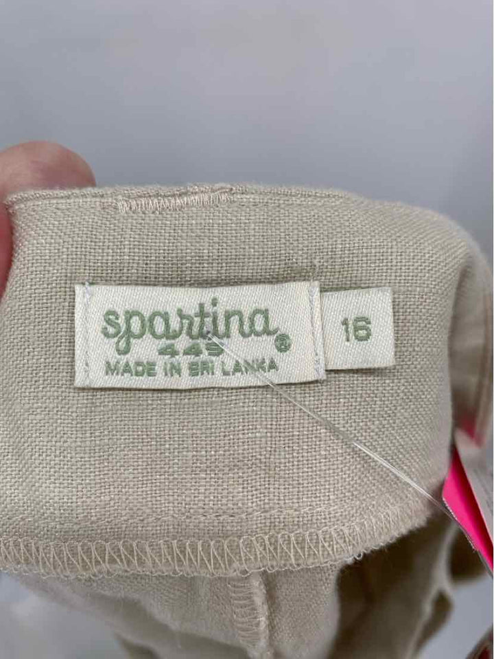 Size 16 SPARTINA Tan Shorts