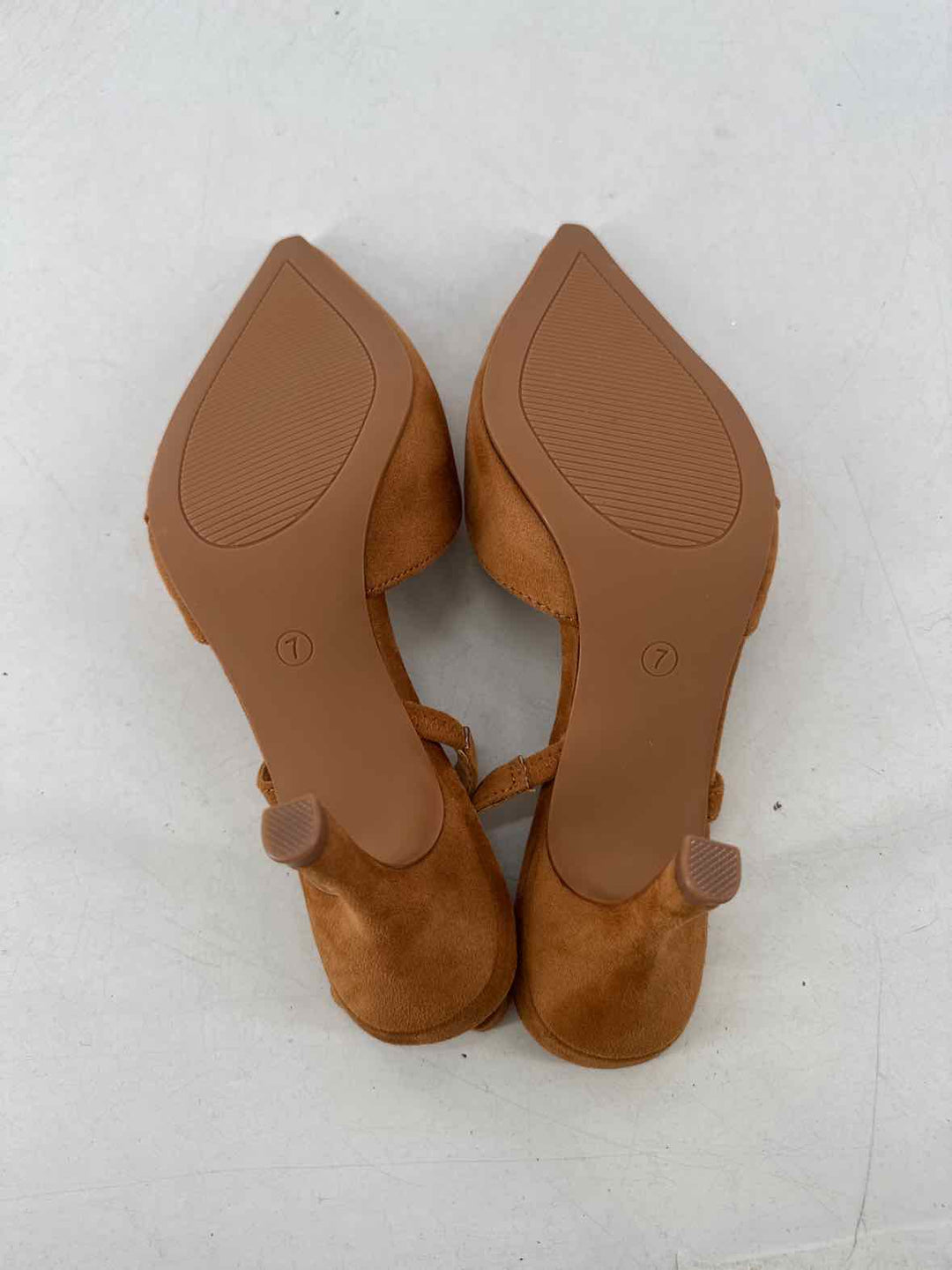 Shoe Size 7 Brown Suede Flats