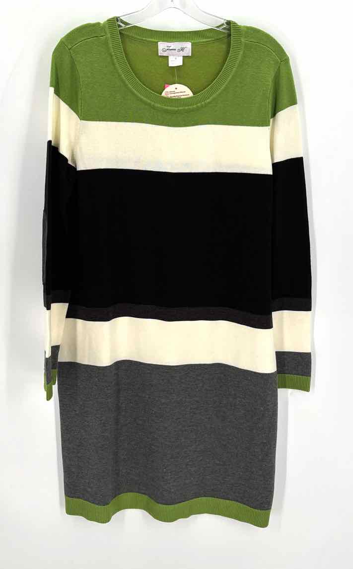 Size L JESSICA HOWARD Multi-Color Knit Dress