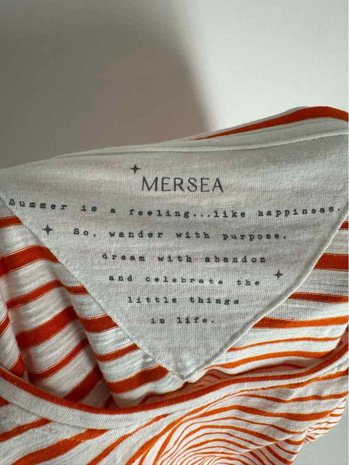 Size L MERSEA Orange Shirt