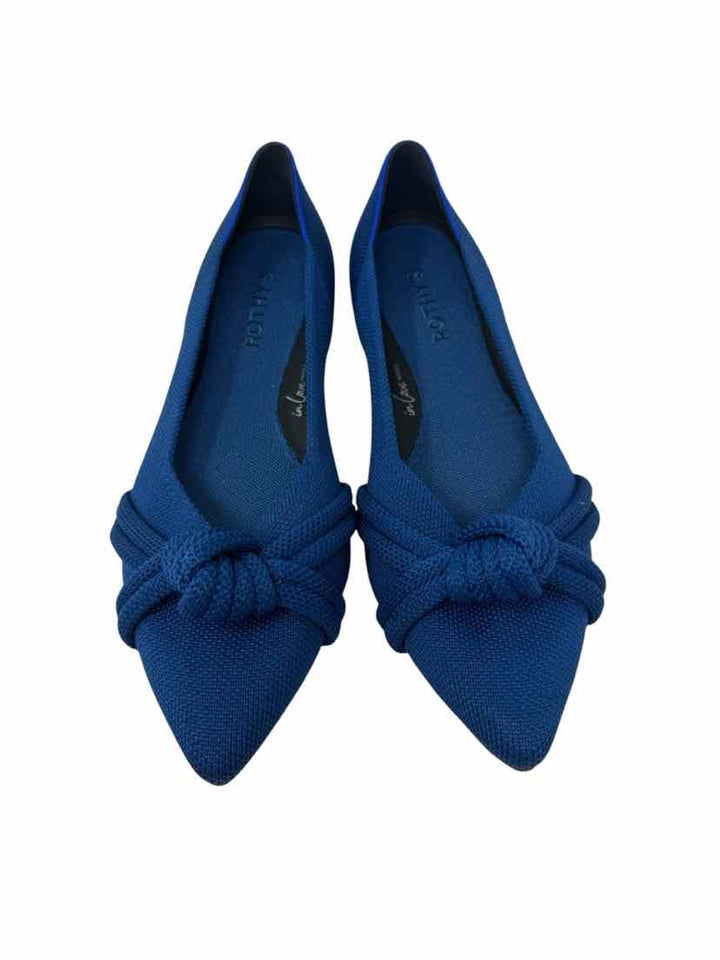 Shoe Size 9 ROTHY'S Navy Knit Flats