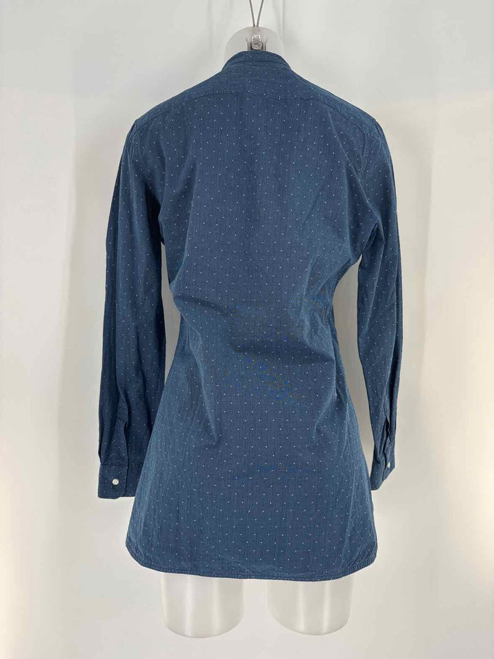 Size M ANN MASHBURN Navy Shirt