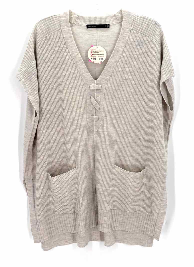 Size M KAREN MILLEN Cream Knit Shirt