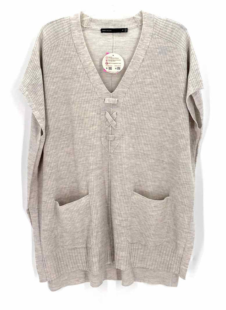Size M KAREN MILLEN Cream Knit Shirt