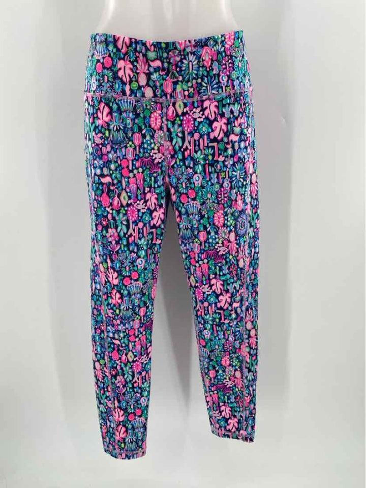 Size XL Lilly Pulitzer Black Print Leggings