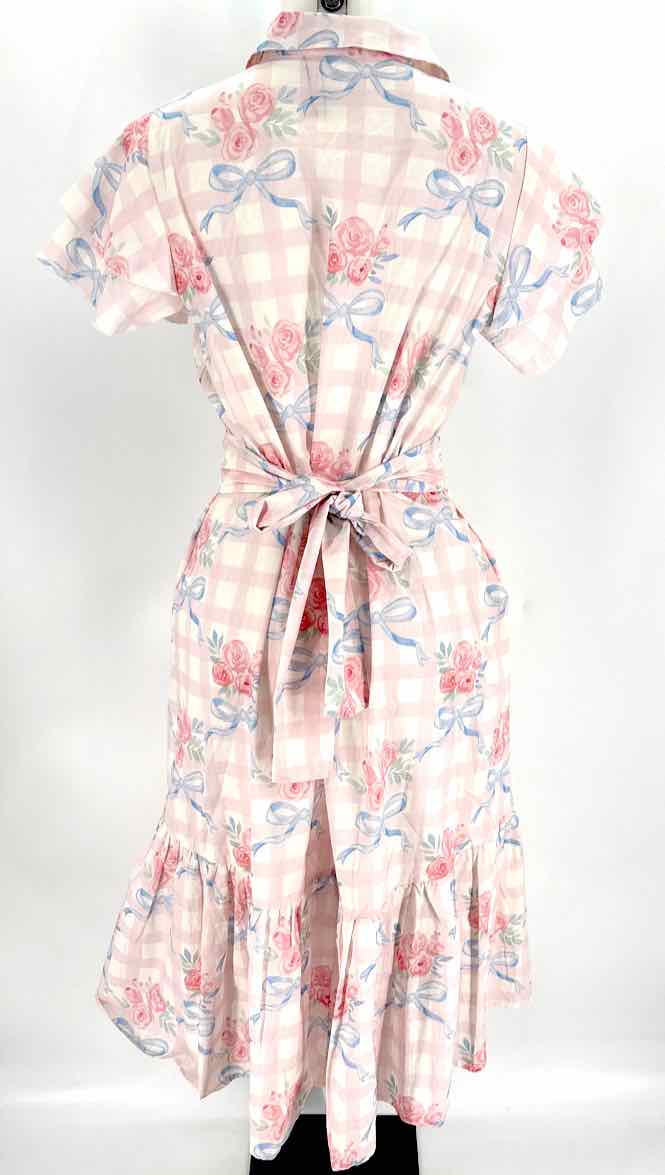 Size L PINK PRINT Dress
