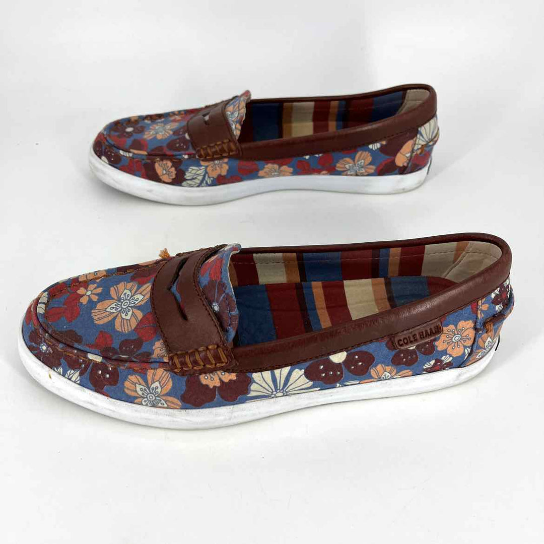 Shoe Size 8 Cole Haan Multi-Color Leather Canvas Loafers