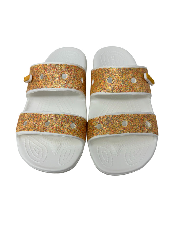 Shoe Size 8 Crocs Yellow Sandals