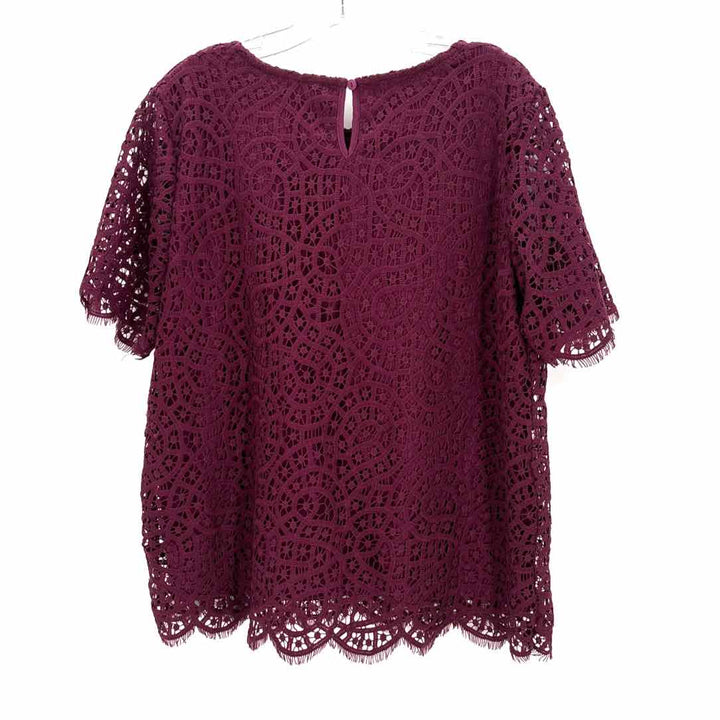 Size XL PHILOSPHY Purple Lace Shirt