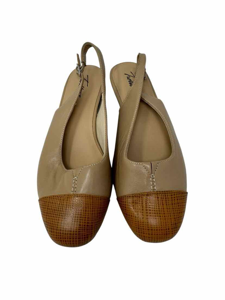 Shoe Size 7.5 TROTTERS Tan Leather Pumps