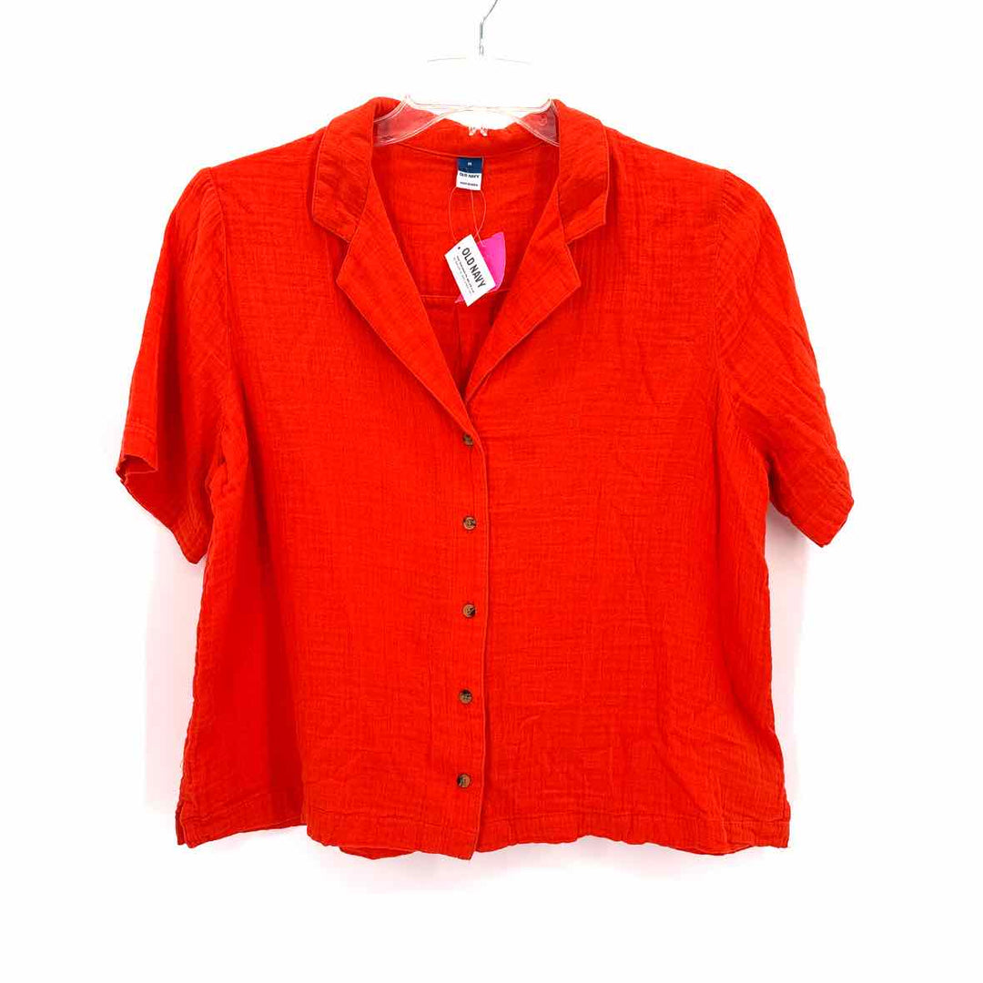 Size M Old Navy Orange Shirt