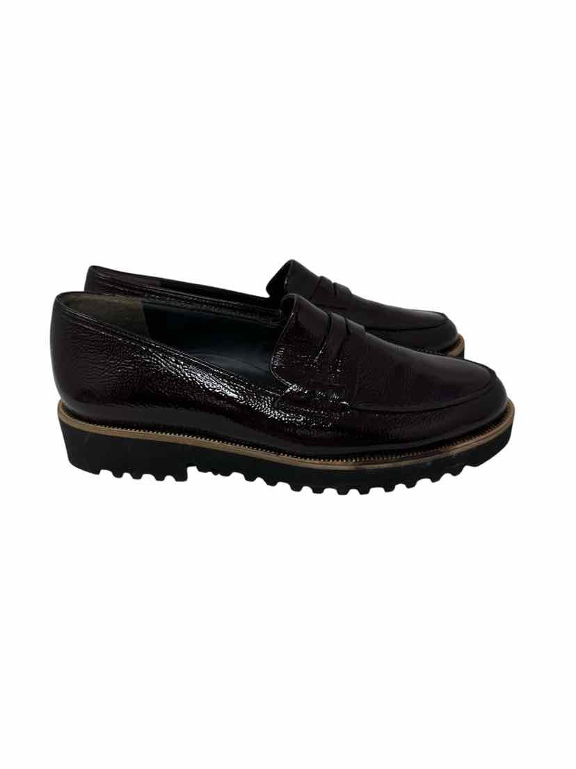 Shoe Size 7 PAUL GREEN Burgundy PATENT Loafers
