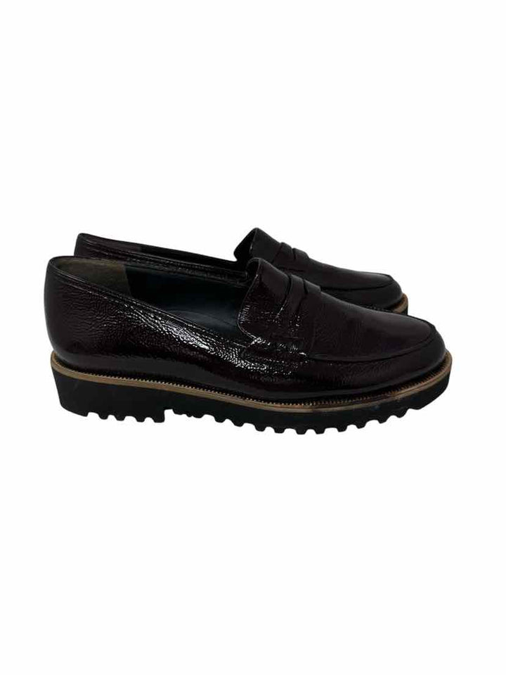 Shoe Size 7 PAUL GREEN Burgundy PATENT Loafers