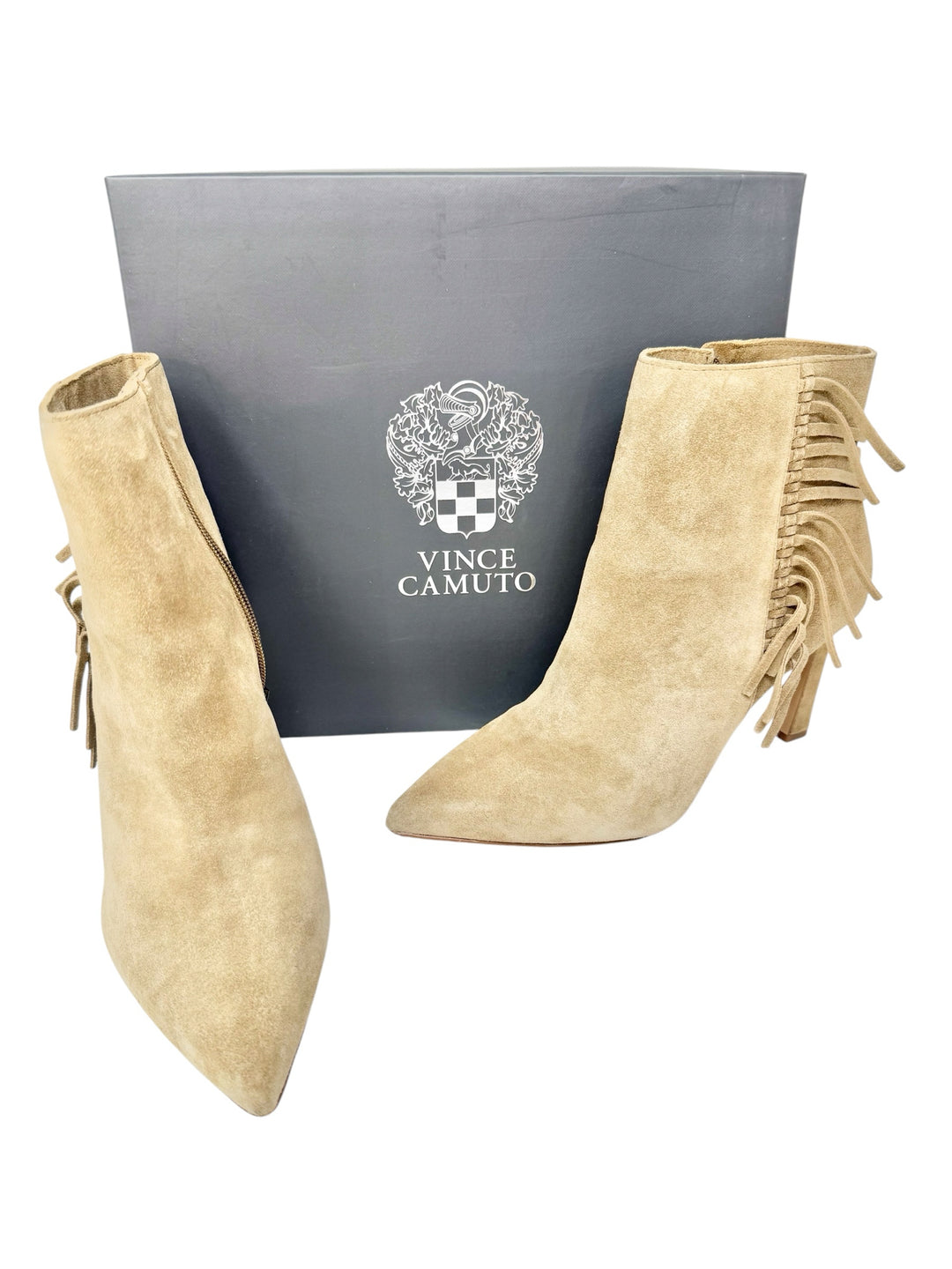 Shoe Size 10 Vince Camuto Tan Suede Boots