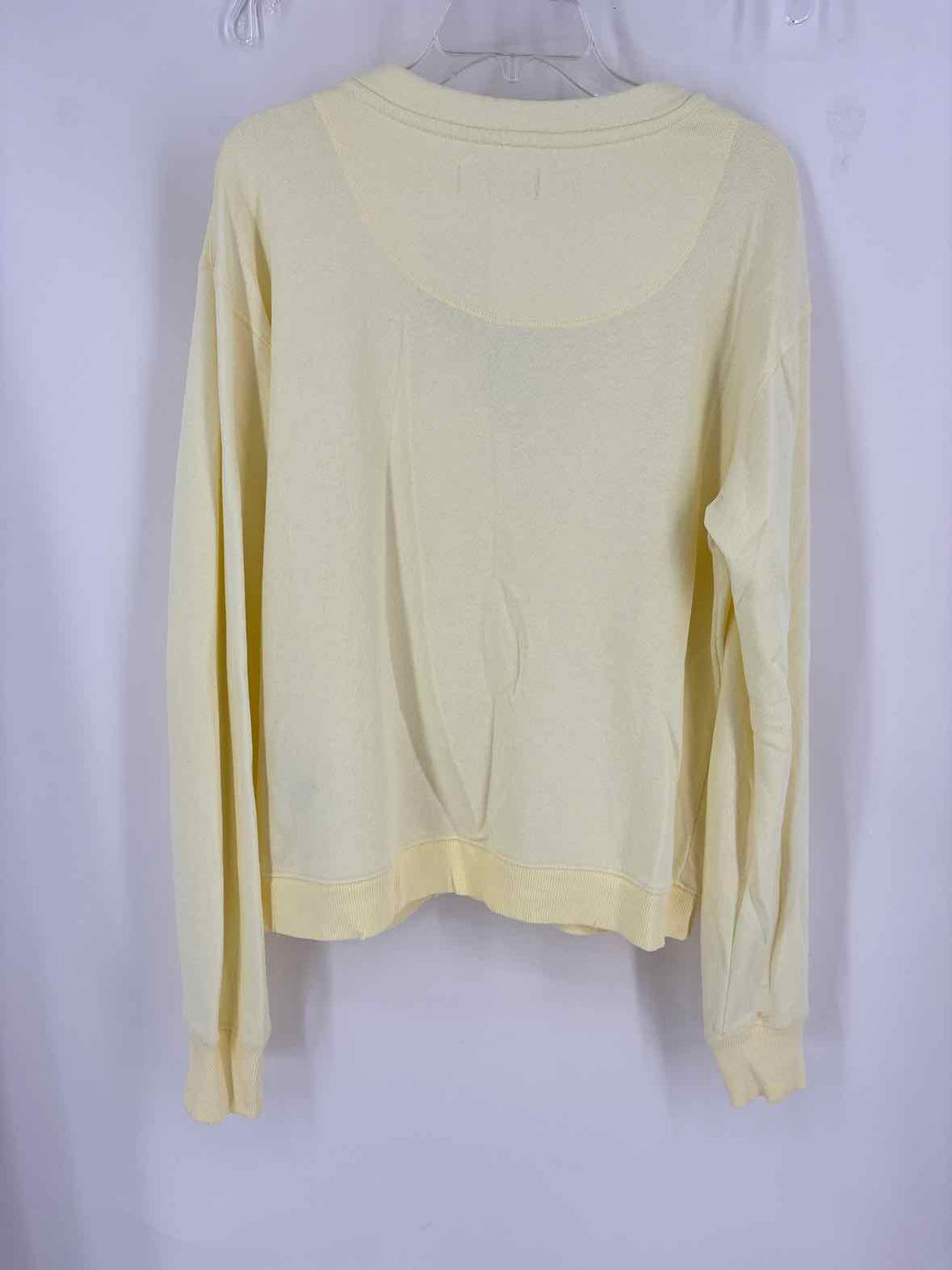 Size M FREE PEOPLE Yellow Shirt
