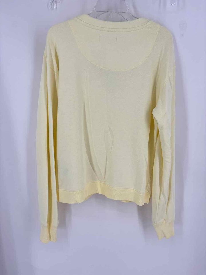 Size M FREE PEOPLE Yellow Shirt
